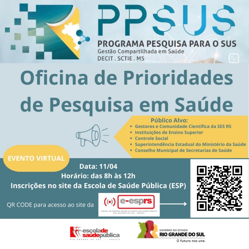 Oficina de Prioridades de Pesquisa em Saúde